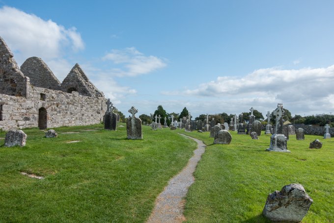 Wandern in Irland Clonmachnoise