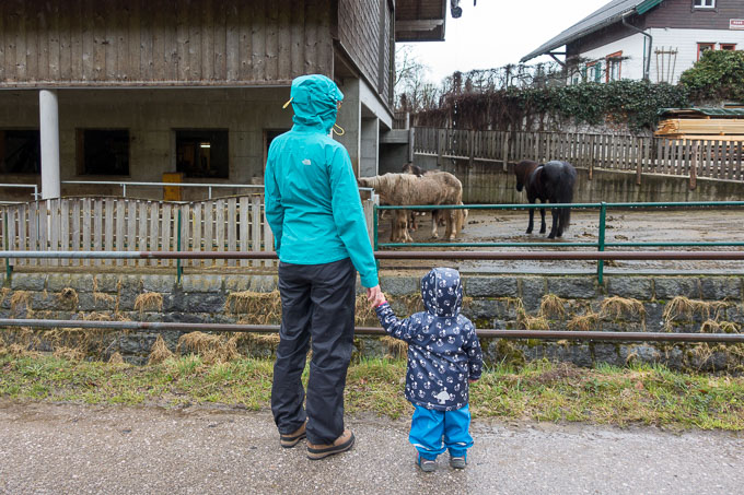 Wolfgangsee mit Kind an Regentagen