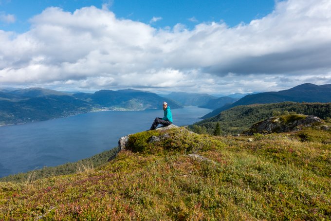 Ausblick Sognefjord Vangsnes