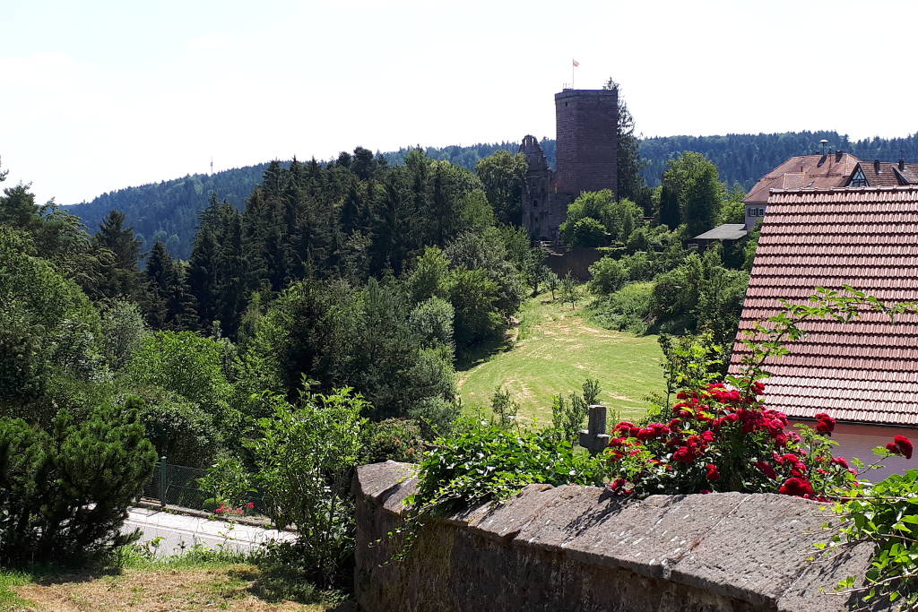 Wandern mit Kindern Zavelstein-Burgblick