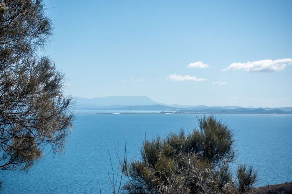 Ausblick Fluted Cape Tasmanien