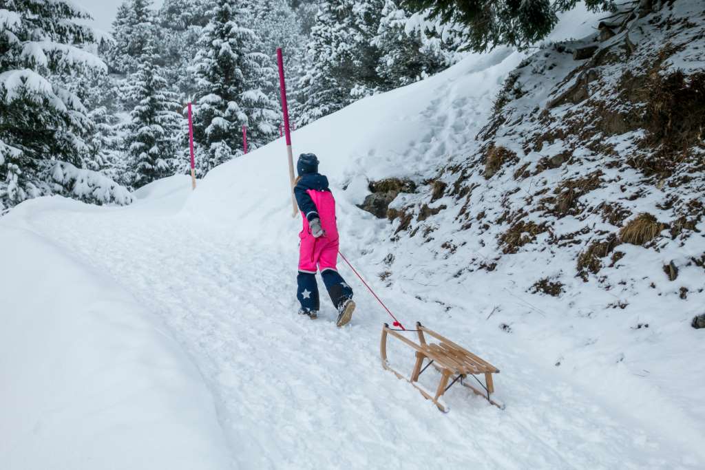 Forscherweg Malbun mit Kindern