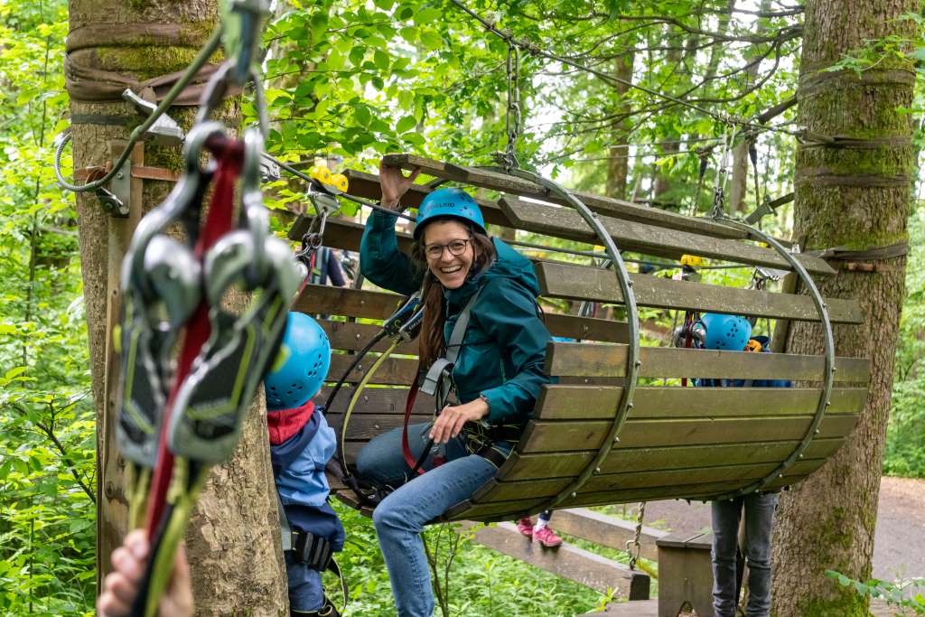 Ausflugsziele im Westerwald für Familien Kletterwald Bad Marienberg