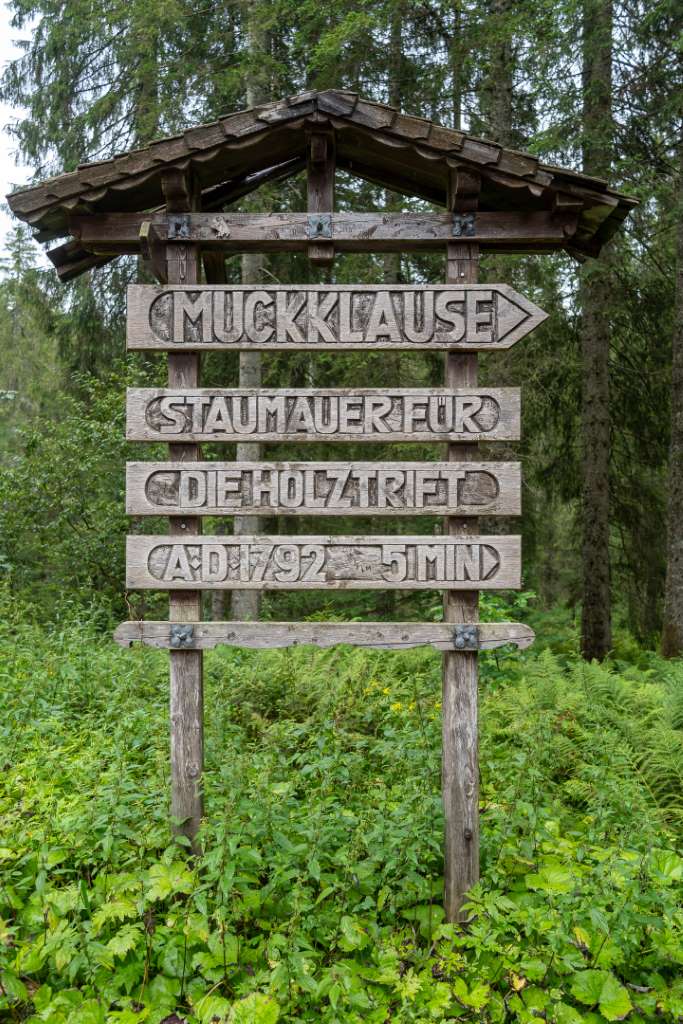 Muckklause mit Kindern wandern