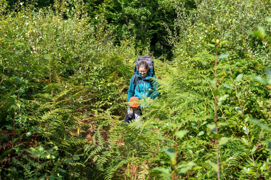 Tag 2 auf dem Skåneleden mit Kindern